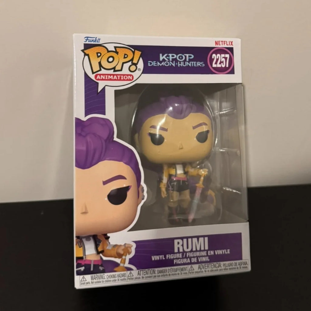 KPop Demon Hunters Zoey Figure Funko Pop! #2256 Official Authentic 4.1 inchs Limited Edition Figures KPop Fans Gift Model Toy