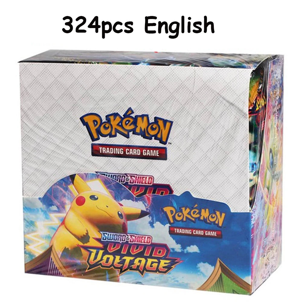 Neuheit 324 Stück Pokémon-Karten Sonne & Mond XY Evolution Pokémon Booster Box Sammelkarten-Spielzeug für Kinder