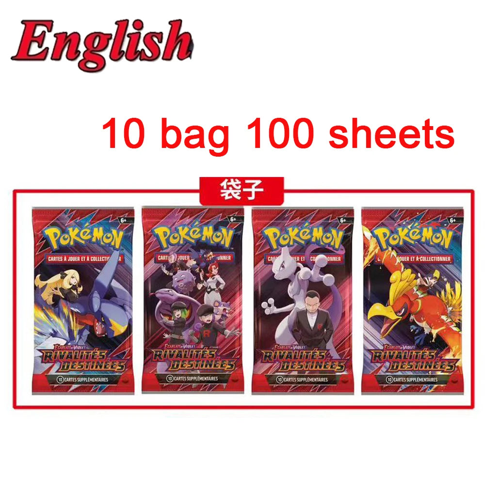 MEGA EVOLUTION 42pcs Pokemon Cards Battle Toys Lost Origin Pokemons Box with Pikachu Anime Bank Pokemon Game Cards  for Childre