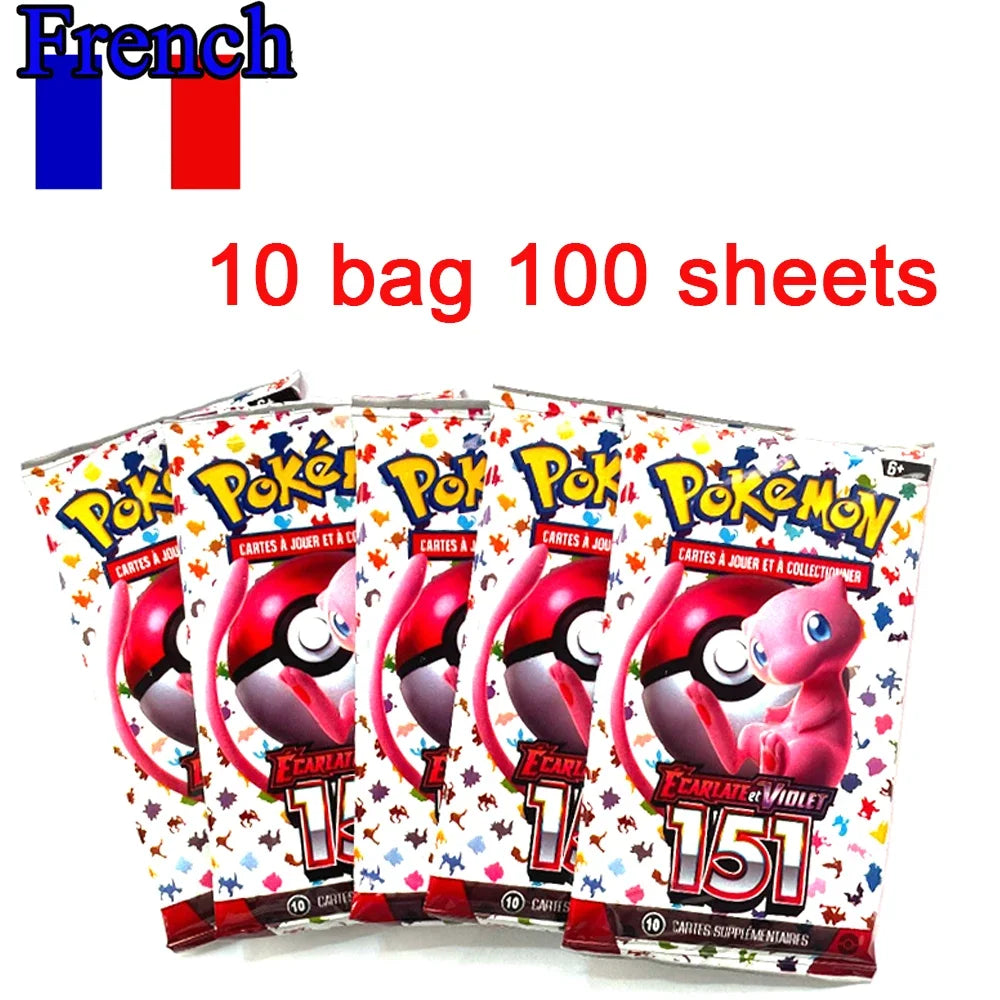 MEGA EVOLUTION 42pcs Pokemon Cards Battle Toys Lost Origin Pokemons Box with Pikachu Anime Bank Pokemon Game Cards  for Childre