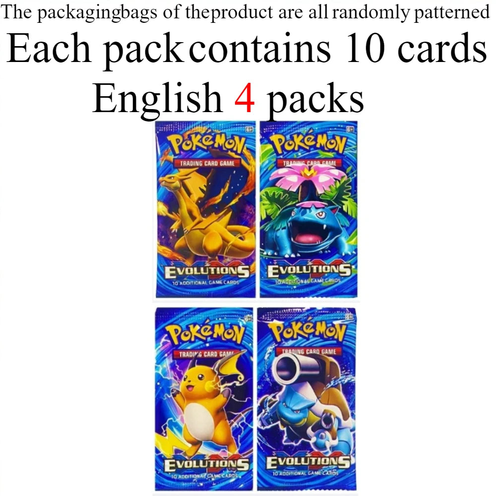 40/360Pcs Box Pokemon Karte Karmesin & Purpur Prismatic Evolutions Englisches Booster Battle Karten Sammelkarten Spielkarte