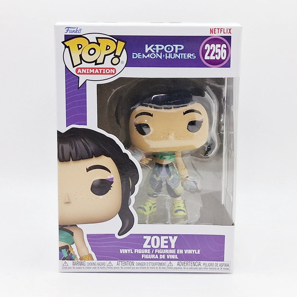 KPop Demon Hunters Zoey Figure Funko Pop! #2256 Official Authentic 4.1 inchs Limited Edition Figures KPop Fans Gift Model Toy