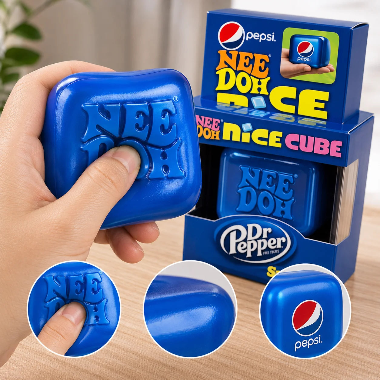 In Stock 2026 Needoh Squeeze Stress Relief Toy Sensory Fidget Cube Blind Box