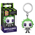 2026 New FUNKO POP Movies BEETLEJUICE KEYCHAIN TOY Action Figure Dolls Movies BEETLE JUICE KEYRING Toys Gifts for Children