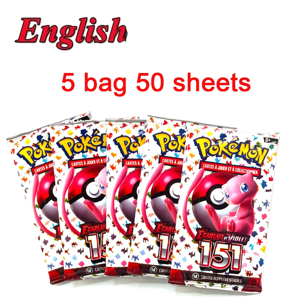 MEGA ENTWICKLUNG 42tlg. Pokémon Karten Kampfspielzeug Verlorene Herkunft Pokemons Box mit Pikachu Anime Bank Pokémon Sammelkarten für Kinder