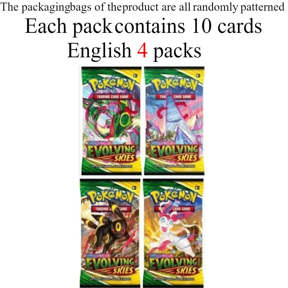 40/360Pcs Box Pokemon Karte Karmesin & Purpur Prismatic Evolutions Englisches Booster Battle Karten Sammelkarten Spielkarte