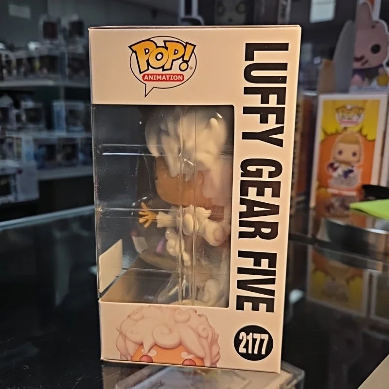 Funko Pop! Original One Piece Monkey D. Luffy Gear 5 #2177 Vinyl Figure Anime Collectible Model Toy Birthday Gift for Fans