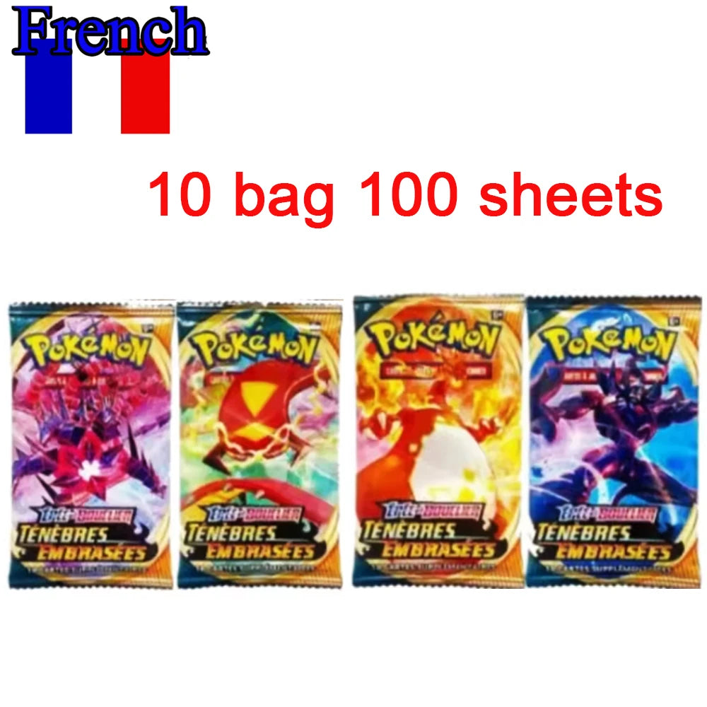 MEGA EVOLUTION 42pcs Pokemon Cards Battle Toys Lost Origin Pokemons Box with Pikachu Anime Bank Pokemon Game Cards  for Childre