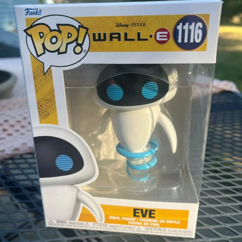 Funko Pop Original Disney Pixar Wall-E Eve Official Genuine Action Doll Model #1116 Vinyl Sculpture Dolls Limited Collection