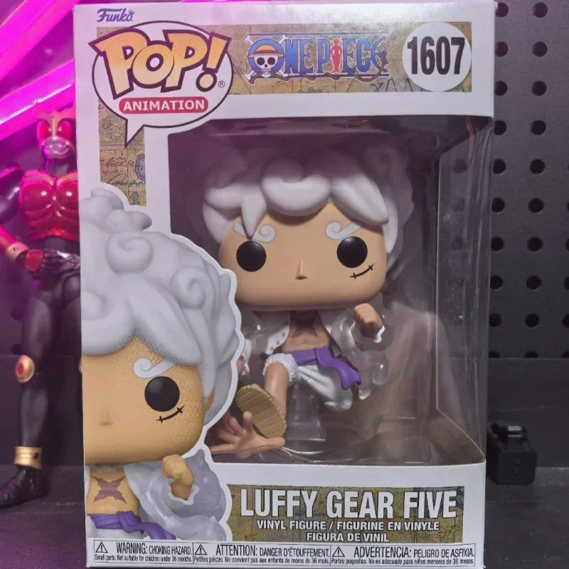 Funko Pop! Original One Piece Monkey D. Luffy Gear 5 #2177 Vinyl Figure Anime Collectible Model Toy Birthday Gift for Fans