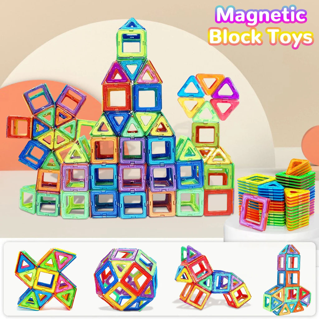 Magnetische Bausteine DIY Magnete Spielzeug mittlere Größe MINT-Spielzeug Konstruktionsspielzeug Lernspielzeug Magnetspielzeug