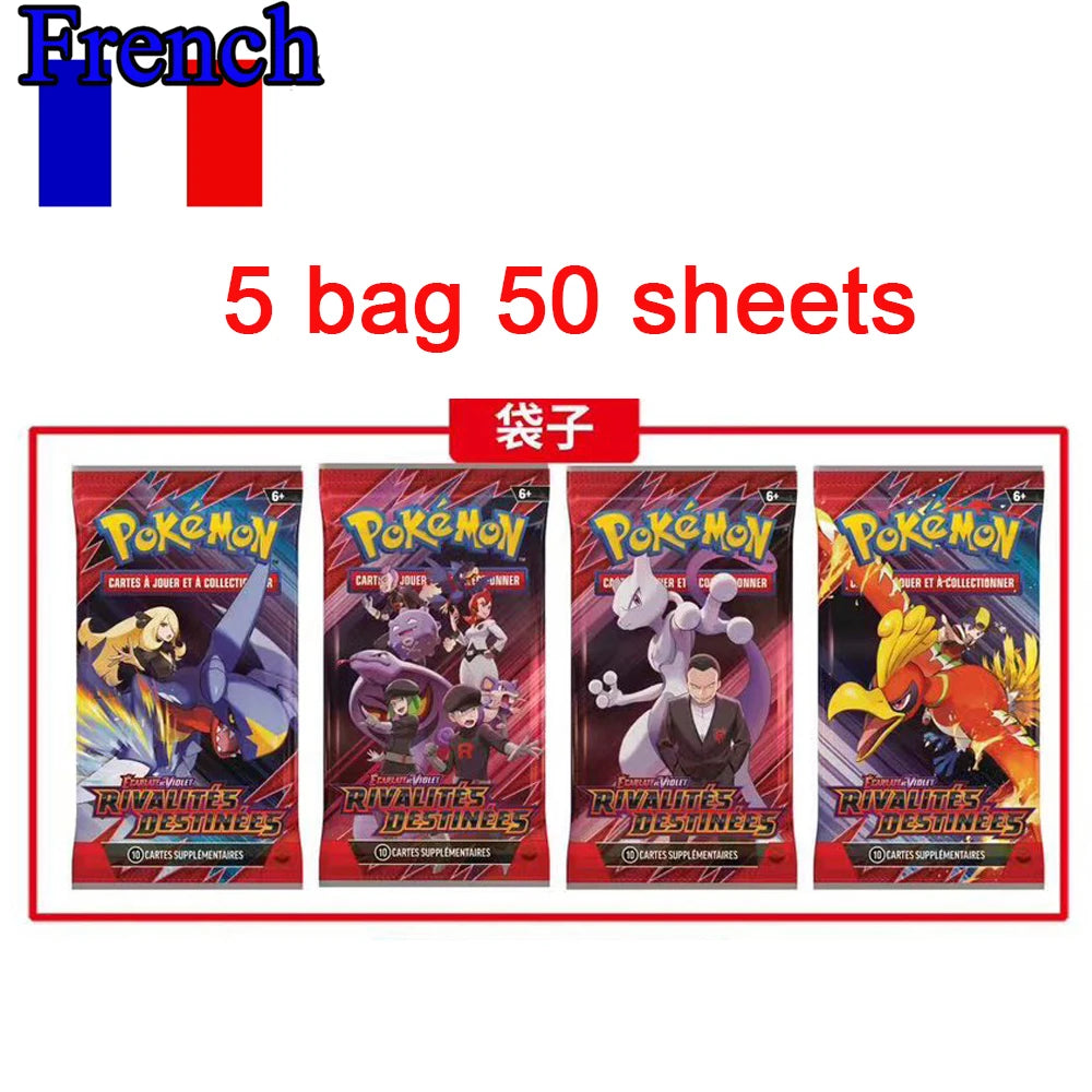 MEGA ENTWICKLUNG 42tlg. Pokémon Karten Kampfspielzeug Verlorene Herkunft Pokemons Box mit Pikachu Anime Bank Pokémon Sammelkarten für Kinder