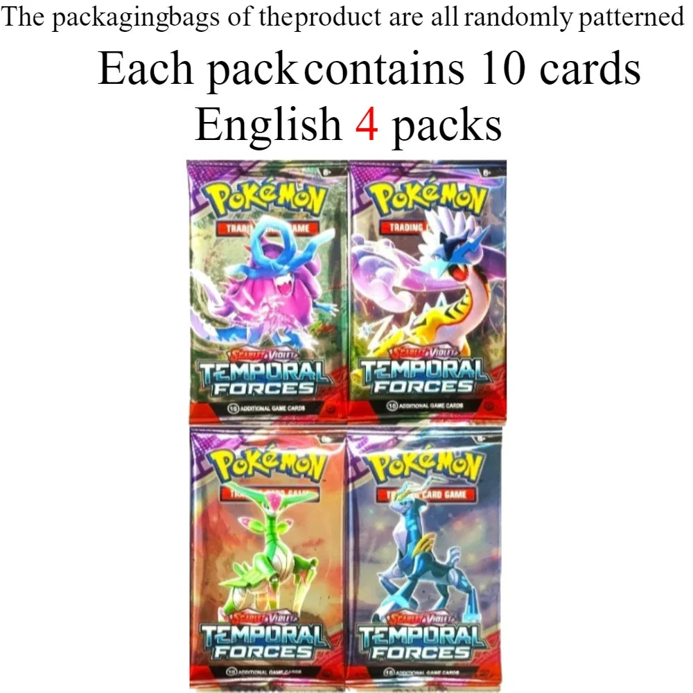 40/360Pcs Box Pokemon Karte Karmesin & Purpur Prismatic Evolutions Englisches Booster Battle Karten Sammelkarten Spielkarte