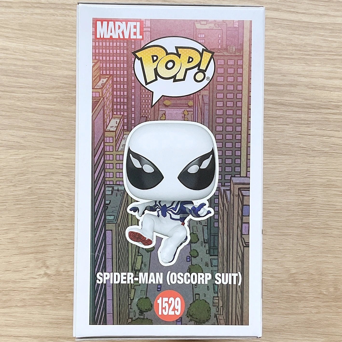 Funko Pop! Spider Man Oscorp Suit Vinyl Figure #1529 Official Licensed Limited Edition Statue Anime Marvel Gift for Fans
