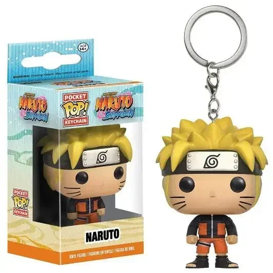 Funko POP NARUTOs Pain Kurama Sasuke Kakashi Minato Namikaze Itachi with Crows Sasuke Uchiha Pocket Keychain Model Toys Gifts
