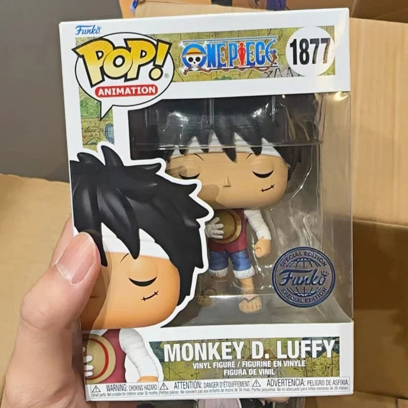 Funko Pop! Original One Piece Monkey D. Luffy Gear 5 #2177 Vinyl Figure Anime Collectible Model Toy Birthday Gift for Fans