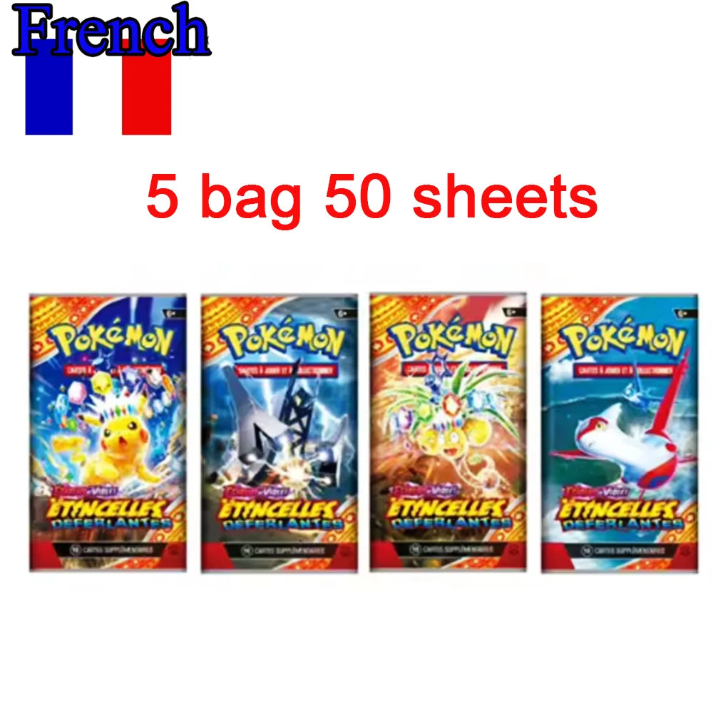 MEGA EVOLUTION 42pcs Pokemon Cards Battle Toys Lost Origin Pokemons Box with Pikachu Anime Bank Pokemon Game Cards  for Childre