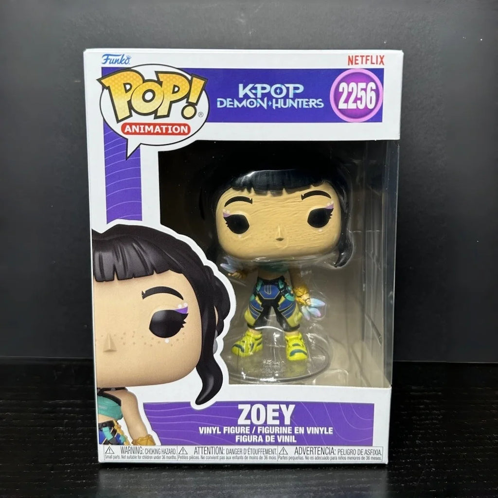 KPop Demon Hunters Zoey Figure Funko Pop! #2256 Official Authentic 4.1 inchs Limited Edition Figures KPop Fans Gift Model Toy