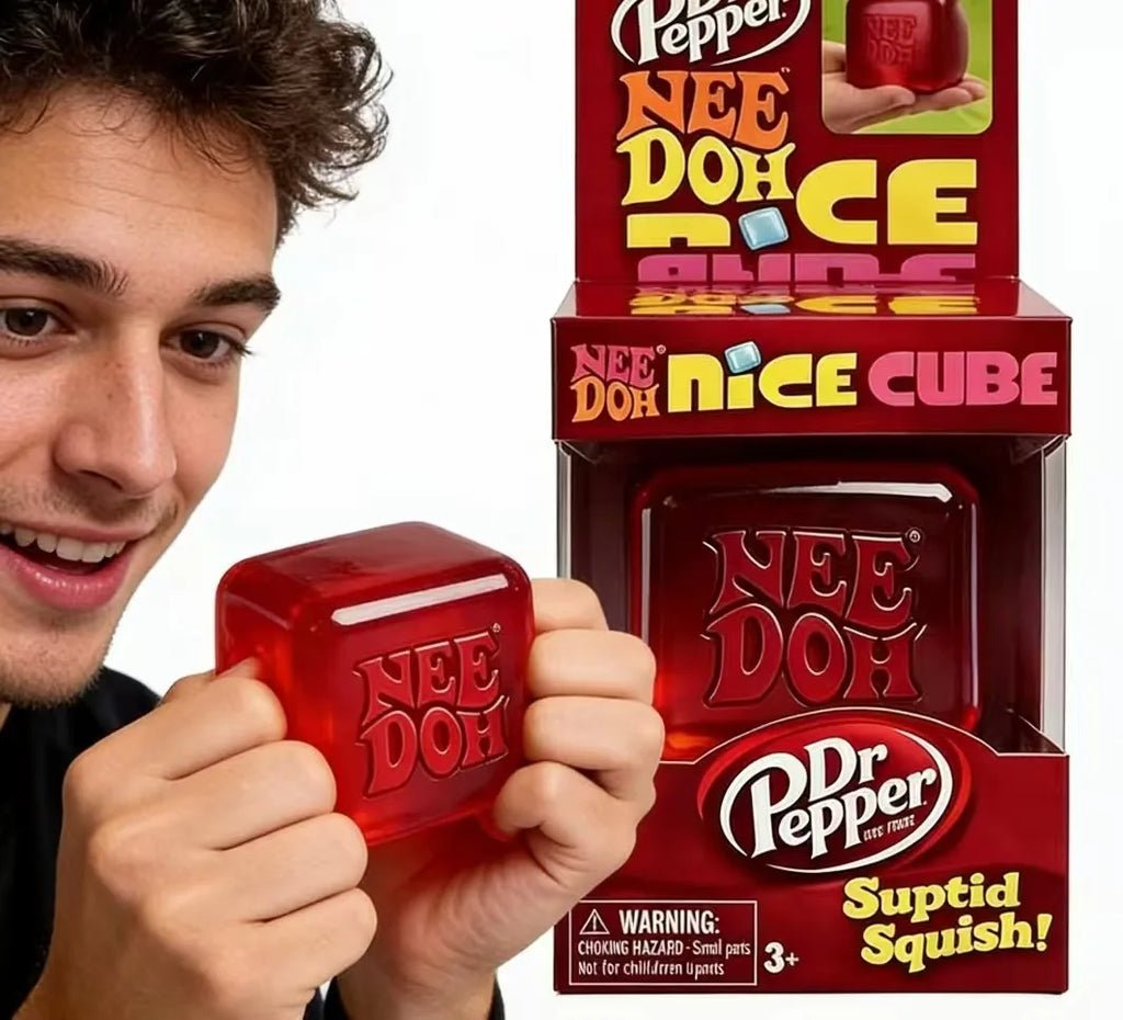 In Stock 2026 Needoh Squeeze Stress Relief Toy Sensory Fidget Cube Blind Box