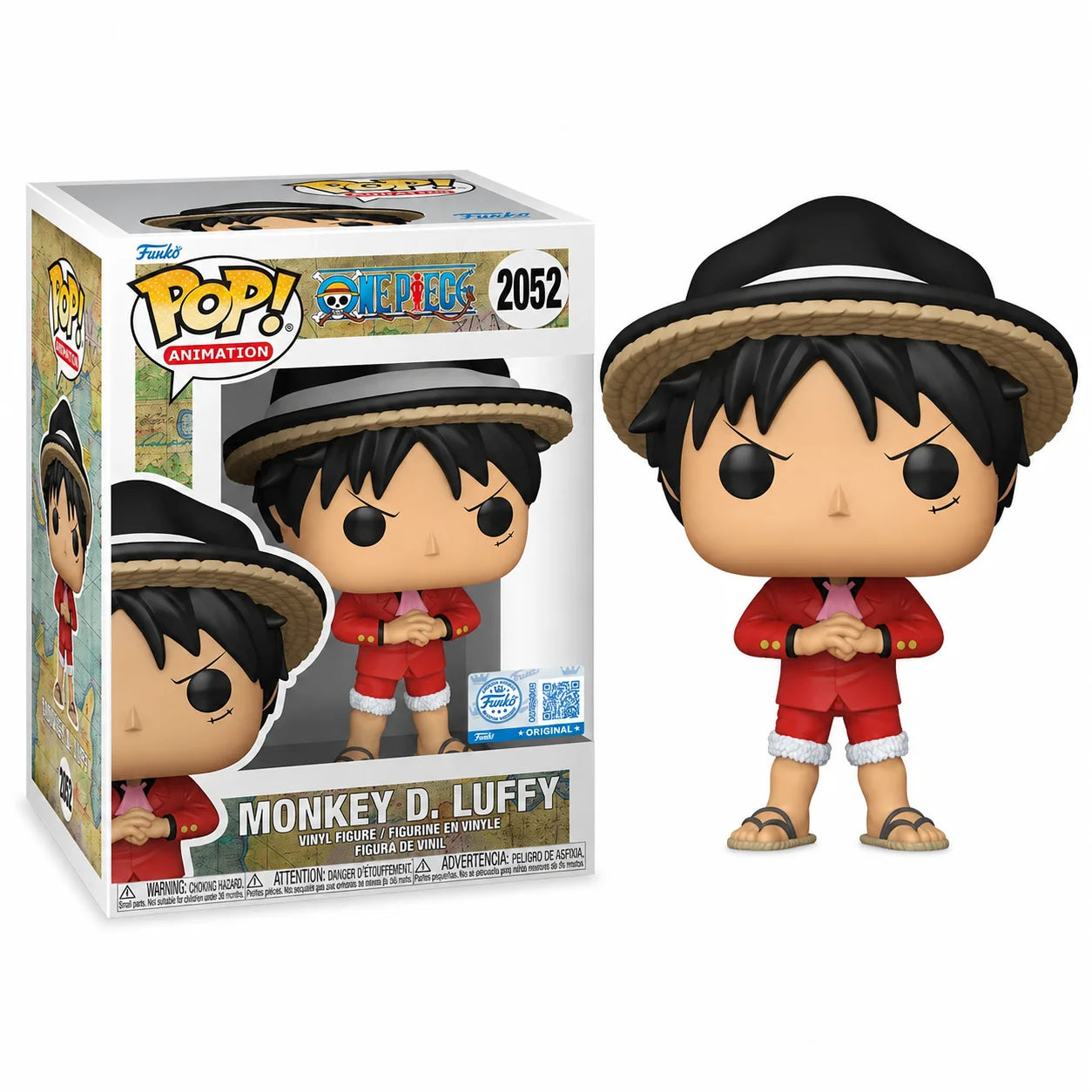 Original Funko Pop! Animation: OP - Monkey D. Luffy - (Whole Cake) - One Piece - Collectible Vinyl Figure 88259