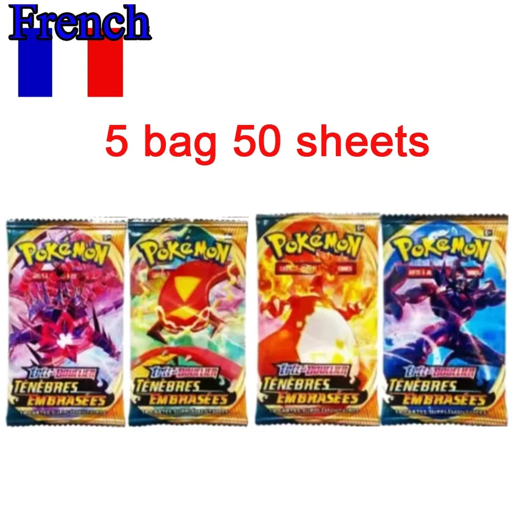 MEGA EVOLUTION 42pcs Pokemon Cards Battle Toys Lost Origin Pokemons Box with Pikachu Anime Bank Pokemon Game Cards  for Childre