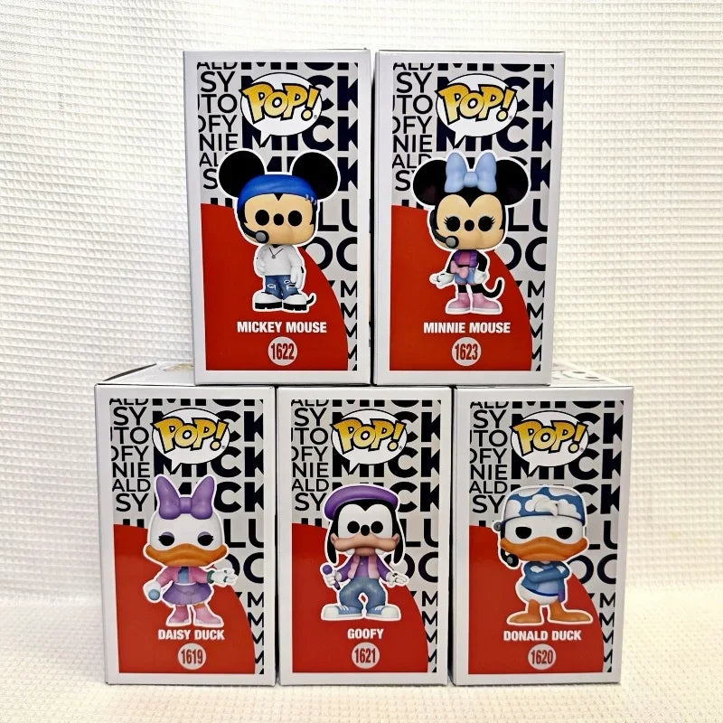 Funko POP Disney Mickey Mouse Clubhouse Characters Mickey Minnie Donald Duck Goofy Daisy Duck Decorative Collectible Toy Gift