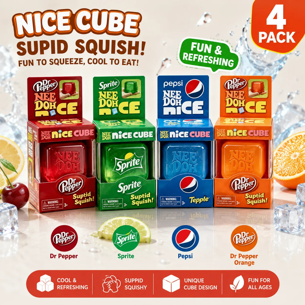 In Stock 2026 Needoh Squeeze Stress Relief Toy Sensory Fidget Cube Blind Box