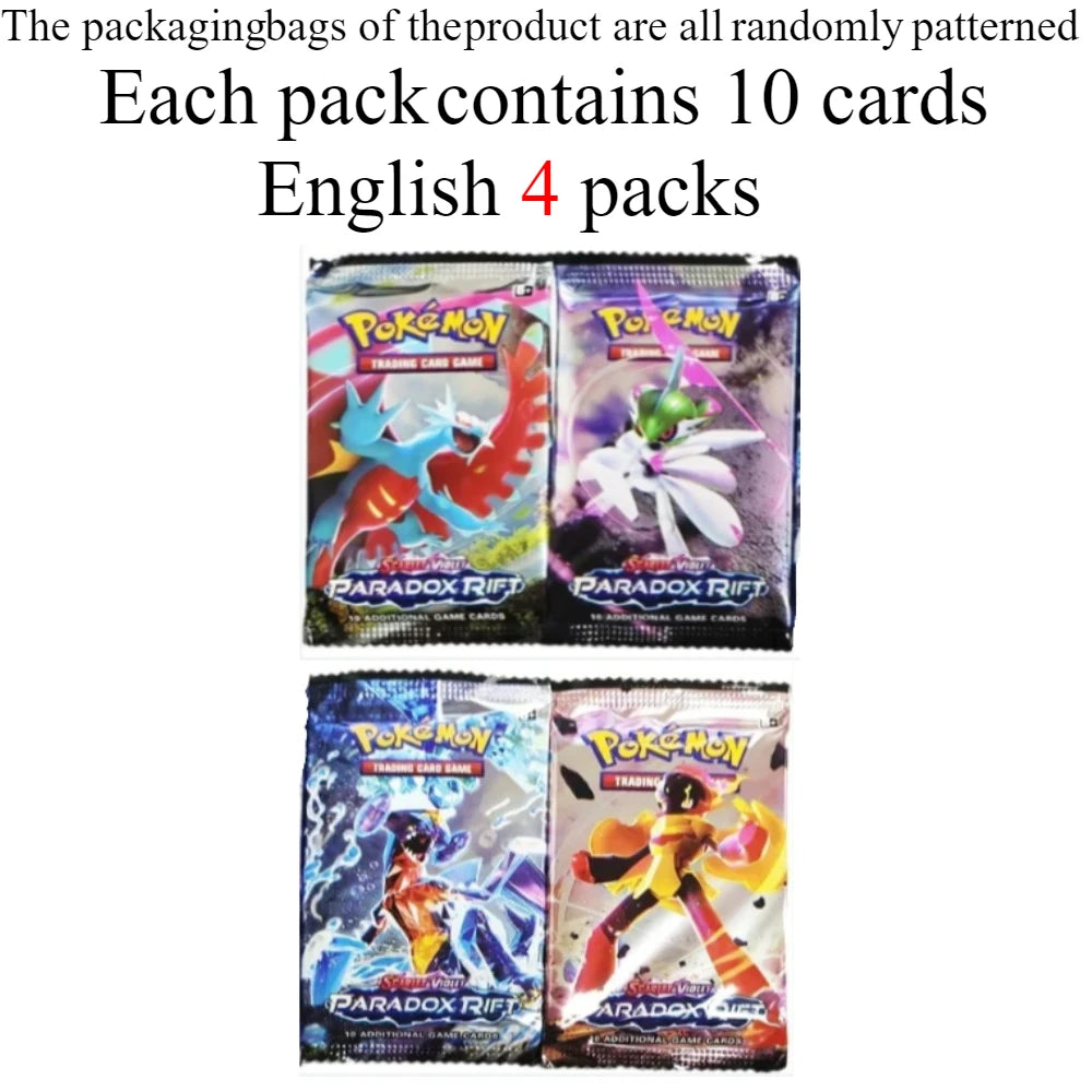 40/360Pcs Box Pokemon Karte Karmesin & Purpur Prismatic Evolutions Englisches Booster Battle Karten Sammelkarten Spielkarte