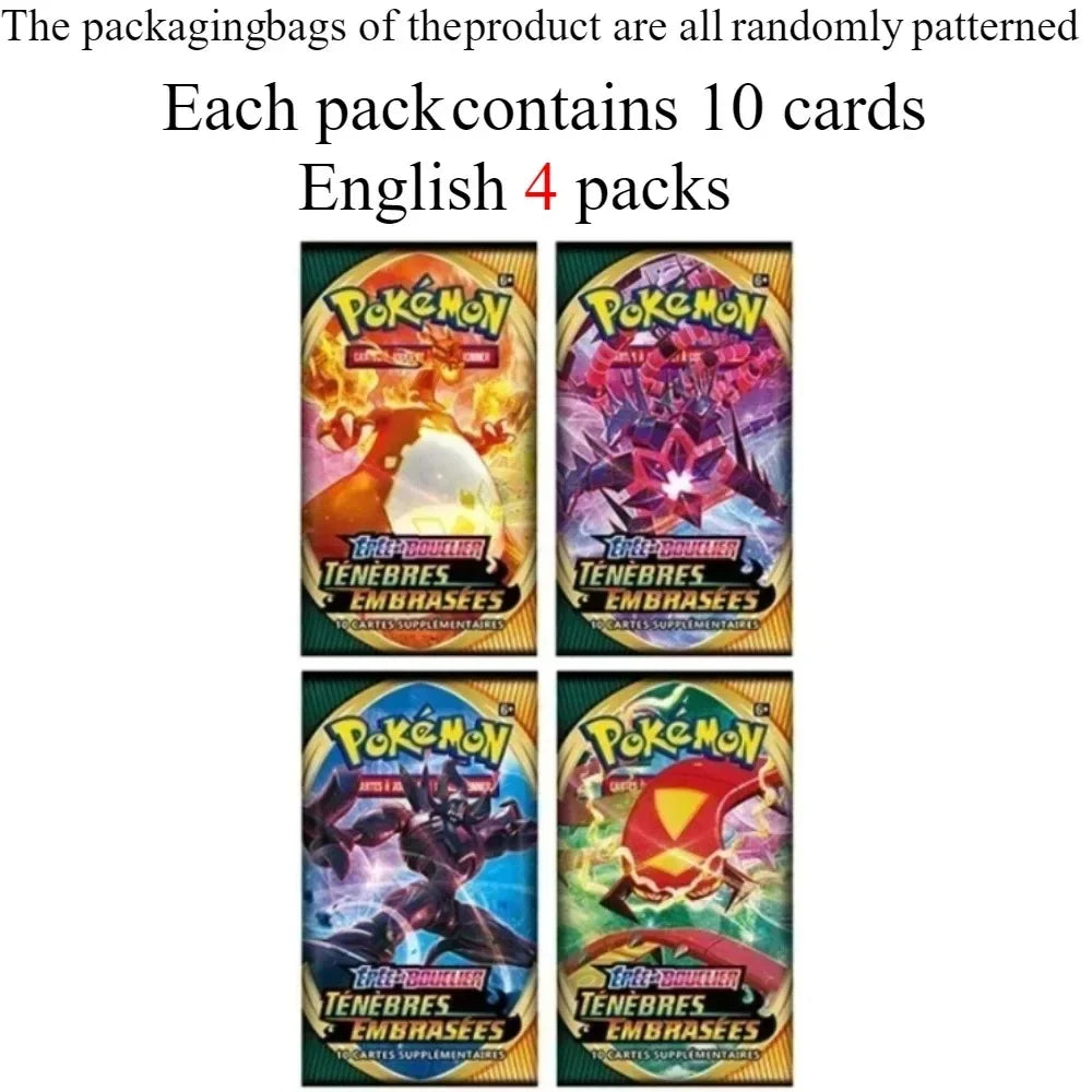 40/360Pcs Box Pokemon Karte Karmesin & Purpur Prismatic Evolutions Englisches Booster Battle Karten Sammelkarten Spielkarte