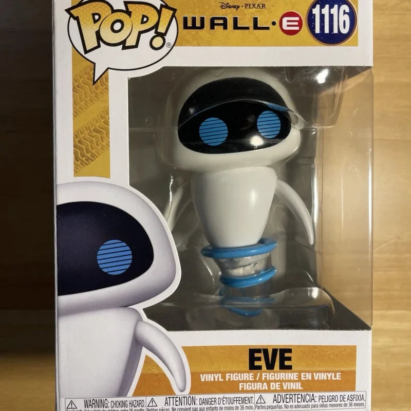 Funko Pop Original Disney Pixar Wall-E Eve Official Genuine Action Doll Model #1116 Vinyl Sculpture Dolls Limited Collection