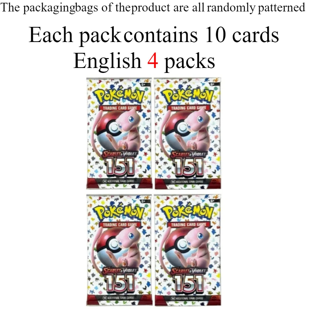 40/360Pcs Box Pokemon Karte Karmesin & Purpur Prismatic Evolutions Englisches Booster Battle Karten Sammelkarten Spielkarte