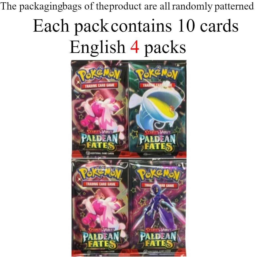 40/360Pcs Box Pokemon Karte Karmesin & Purpur Prismatic Evolutions Englisches Booster Battle Karten Sammelkarten Spielkarte