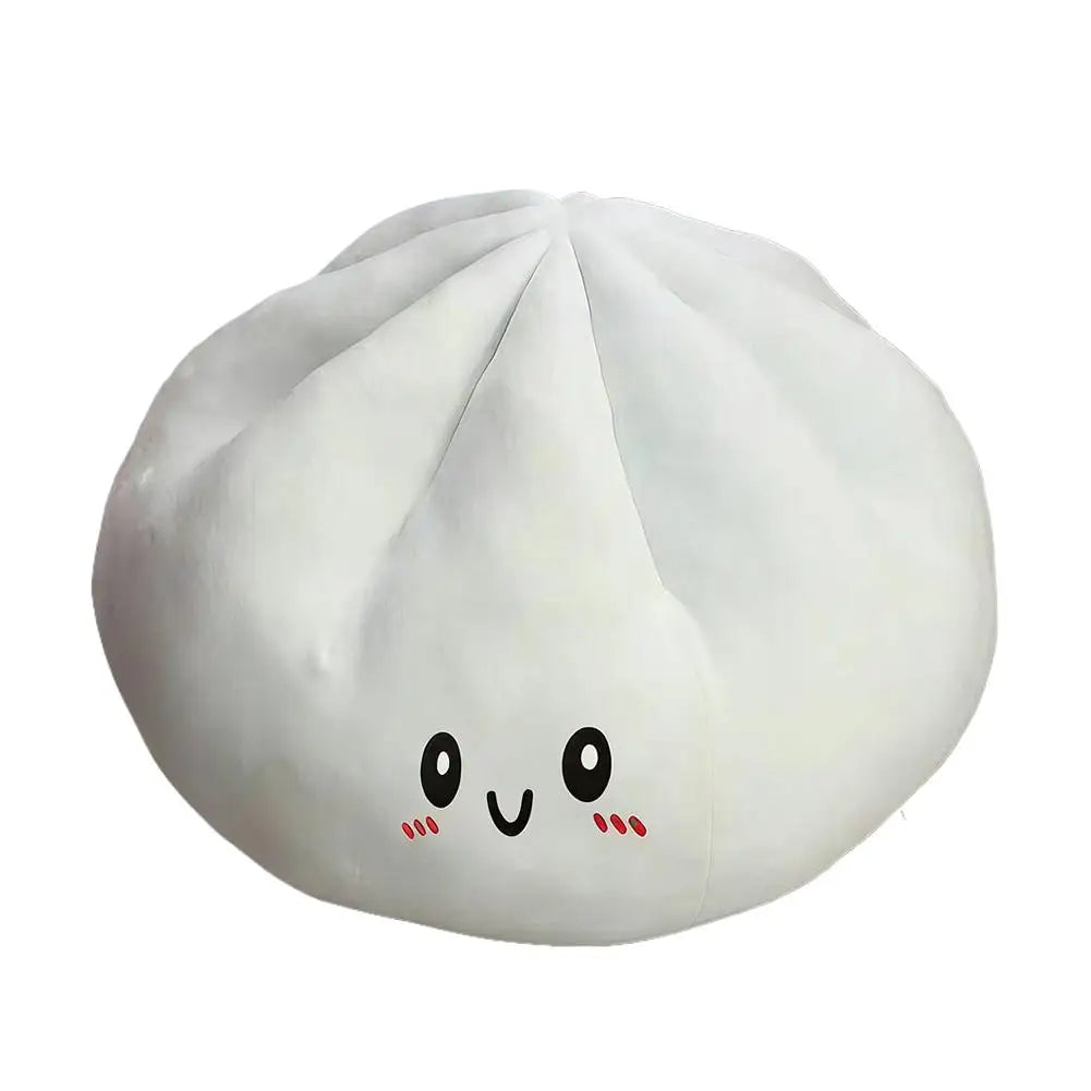 Realistic Giant Dumpling Squeeze Toy with Bamboo Steamer Soft TPR Dough Ball Decompression Fidget Toy Funny Creative Gift