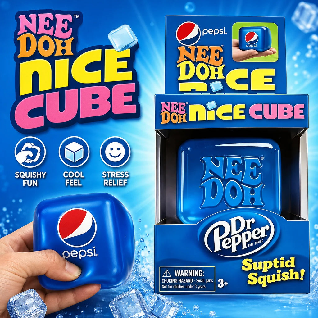 In Stock 2026 Needoh Squeeze Stress Relief Toy Sensory Fidget Cube Blind Box