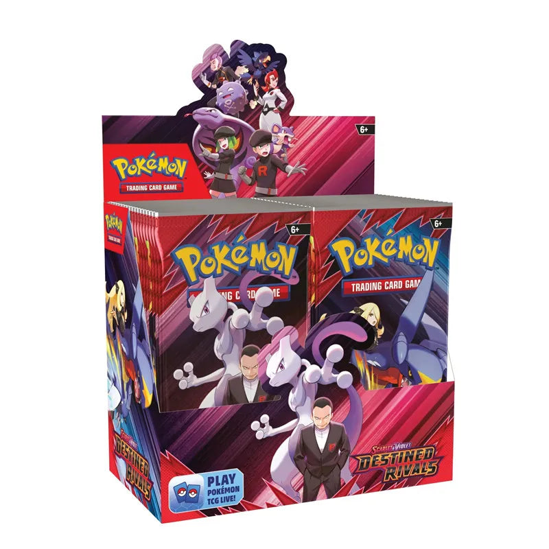 360Pcs Pokemon Destined Rivals Prismatic Evolutions Card Stellar Crown 151 Ultra Prism English Booster Battle Transaction Gifts