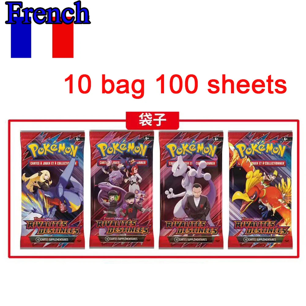 MEGA ENTWICKLUNG 42tlg. Pokémon Karten Kampfspielzeug Verlorene Herkunft Pokemons Box mit Pikachu Anime Bank Pokémon Sammelkarten für Kinder