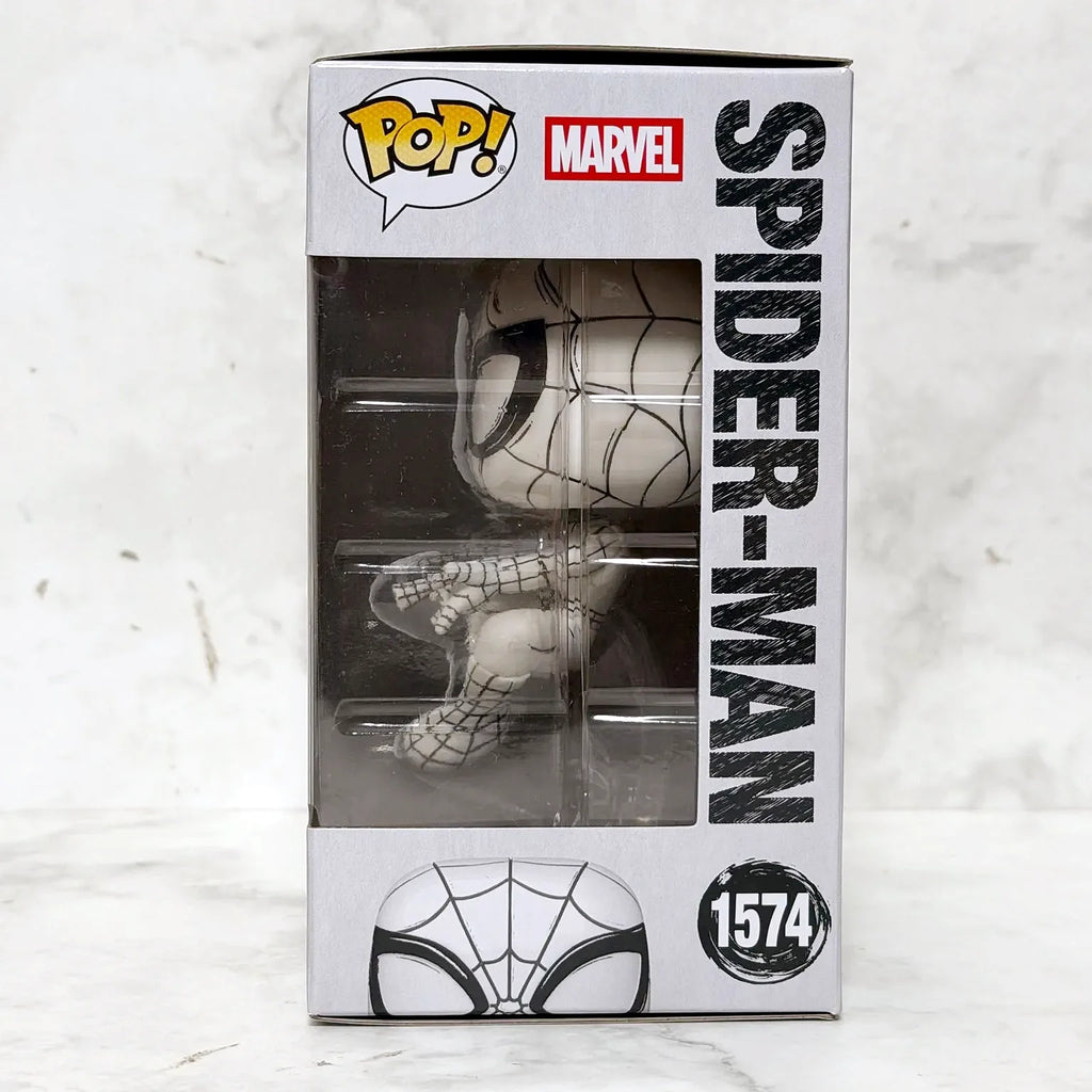 Spider-Man (Sketched Deco) Figure Funko Pop #1574 Official Authentic Limited Collectible Edition Figures Marvel Fans Toy Gift