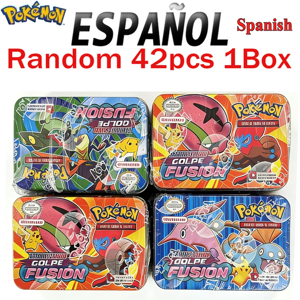 MEGA EVOLUTION 42pcs Pokemon Cards Battle Toys Lost Origin Pokemons Box with Pikachu Anime Bank Pokemon Game Cards  for Childre